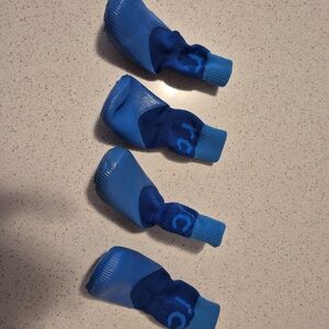 Blue Non-Slip Dog Boots